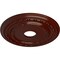 Ekena Millwork Dublin Ceiling Medallion (Canopies up to 5 1/8"), 17 7/8"OD x 3 5/8"ID x 1 1/4"P, Brushed Mahogany CM17DUBMF - alternate 3
